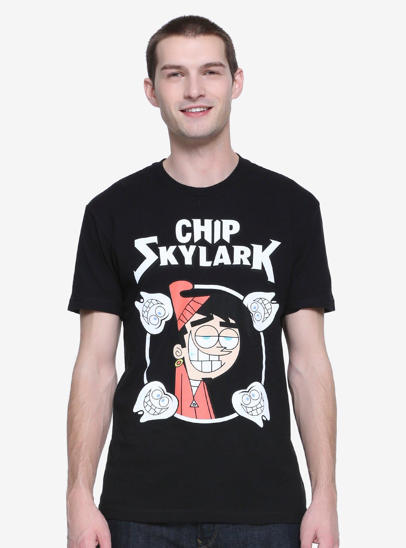 The Fairly OddParents Chip Skylark Tour T-Shirt - BoxLunch Exclusive, BLACK, hi-res