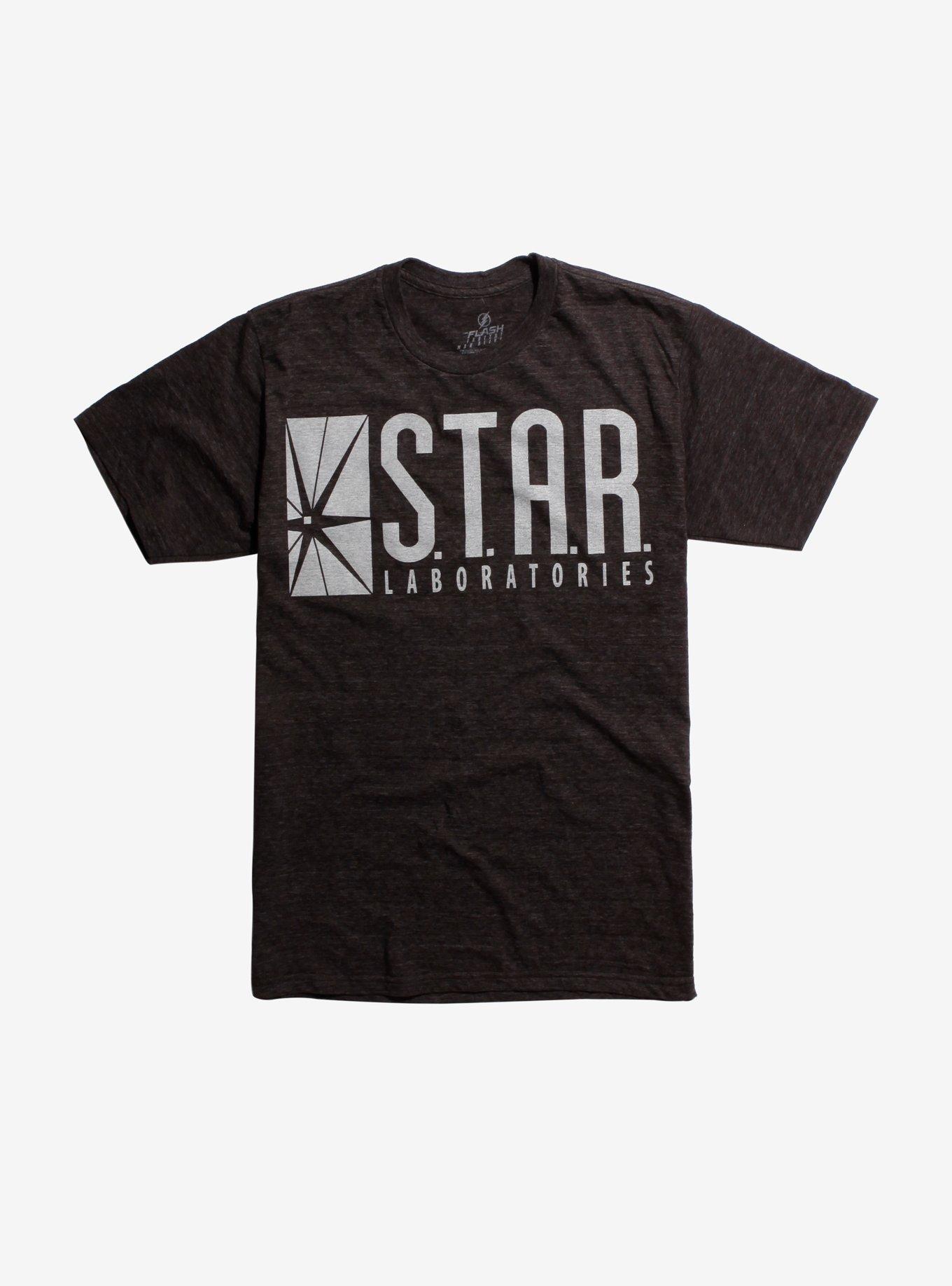 DC Comics The Flash S.T.A.R. Labs T-Shirt, BLACK, hi-res