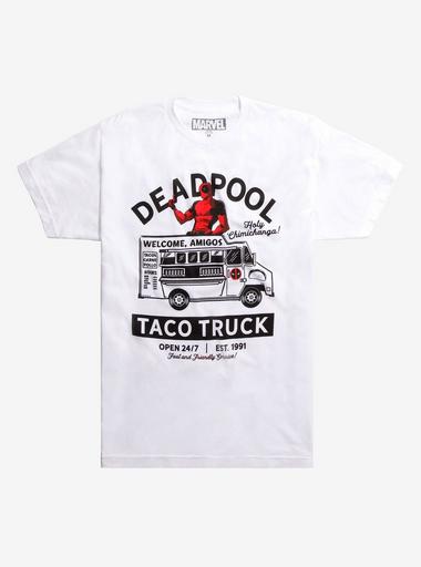 Marvel Deadpool Taco Truck T-Shirt