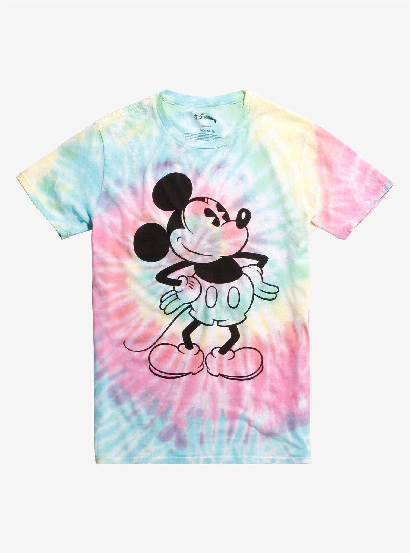 Disney Mickey Mouse Pastel Tie Dye T-Shirt, MULTI, hi-res
