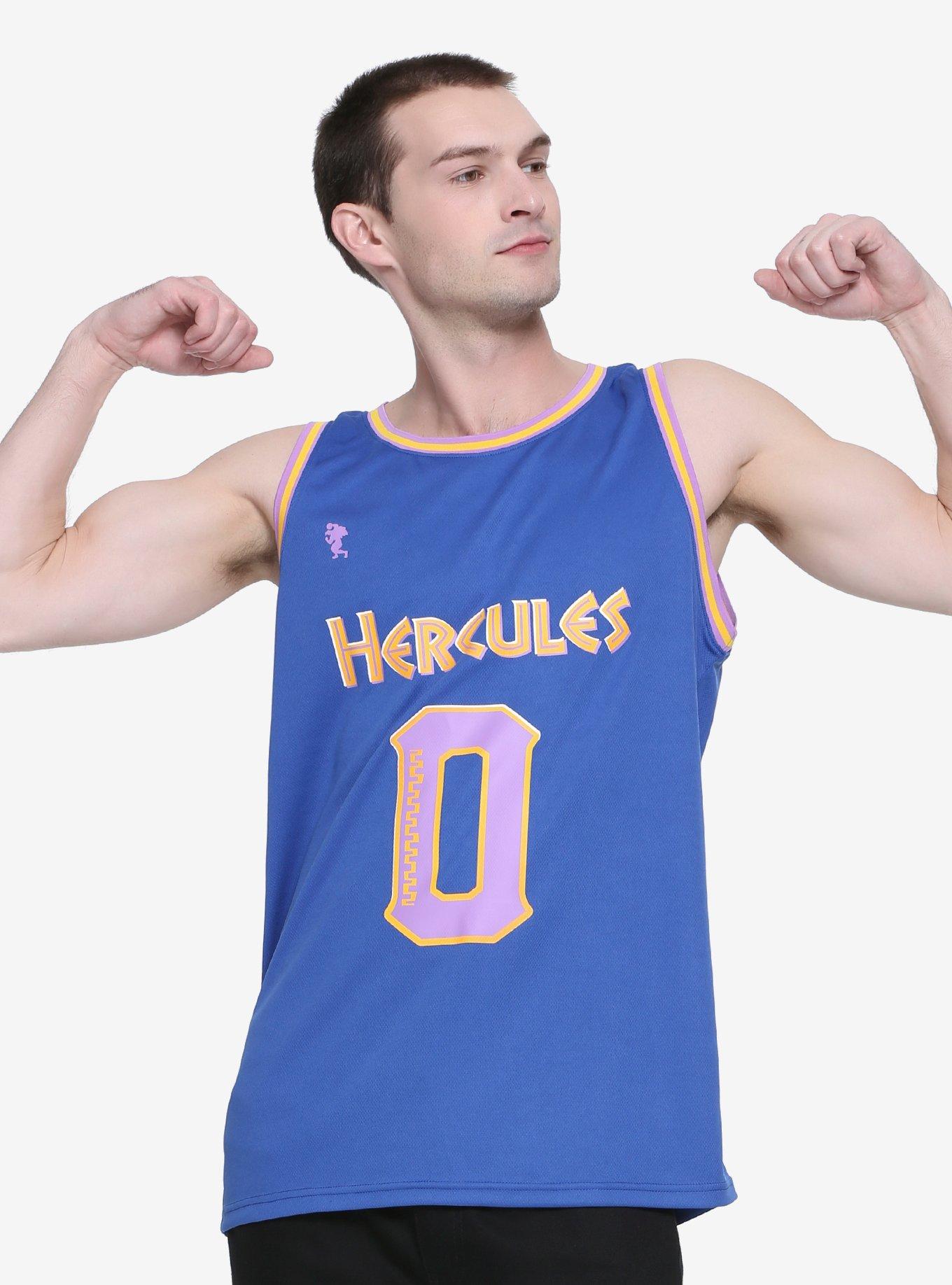 Disney Hercules From 0 To Hero Jersey - BoxLunch Exclusive, BLUE, hi-res