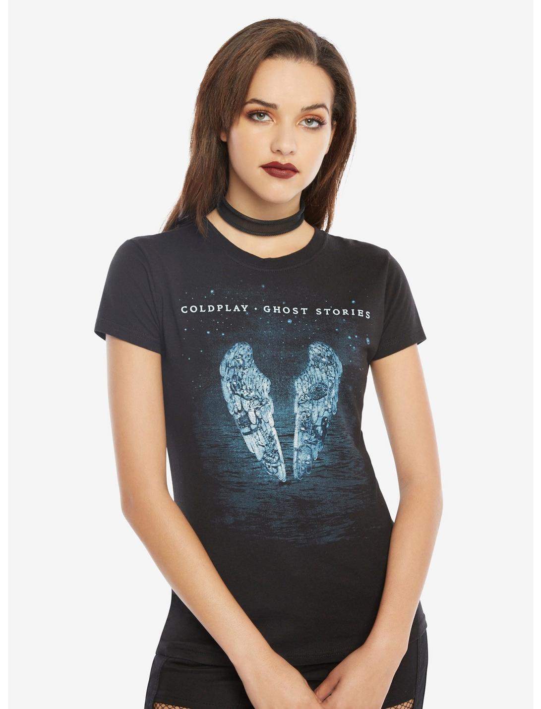 Coldplay Ghost Stories Cover Girls T-Shirt, BLACK, hi-res