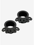 Silicone Black Tunnel Diamond Cut-Out Plug 2 Pack, BLACK, hi-res