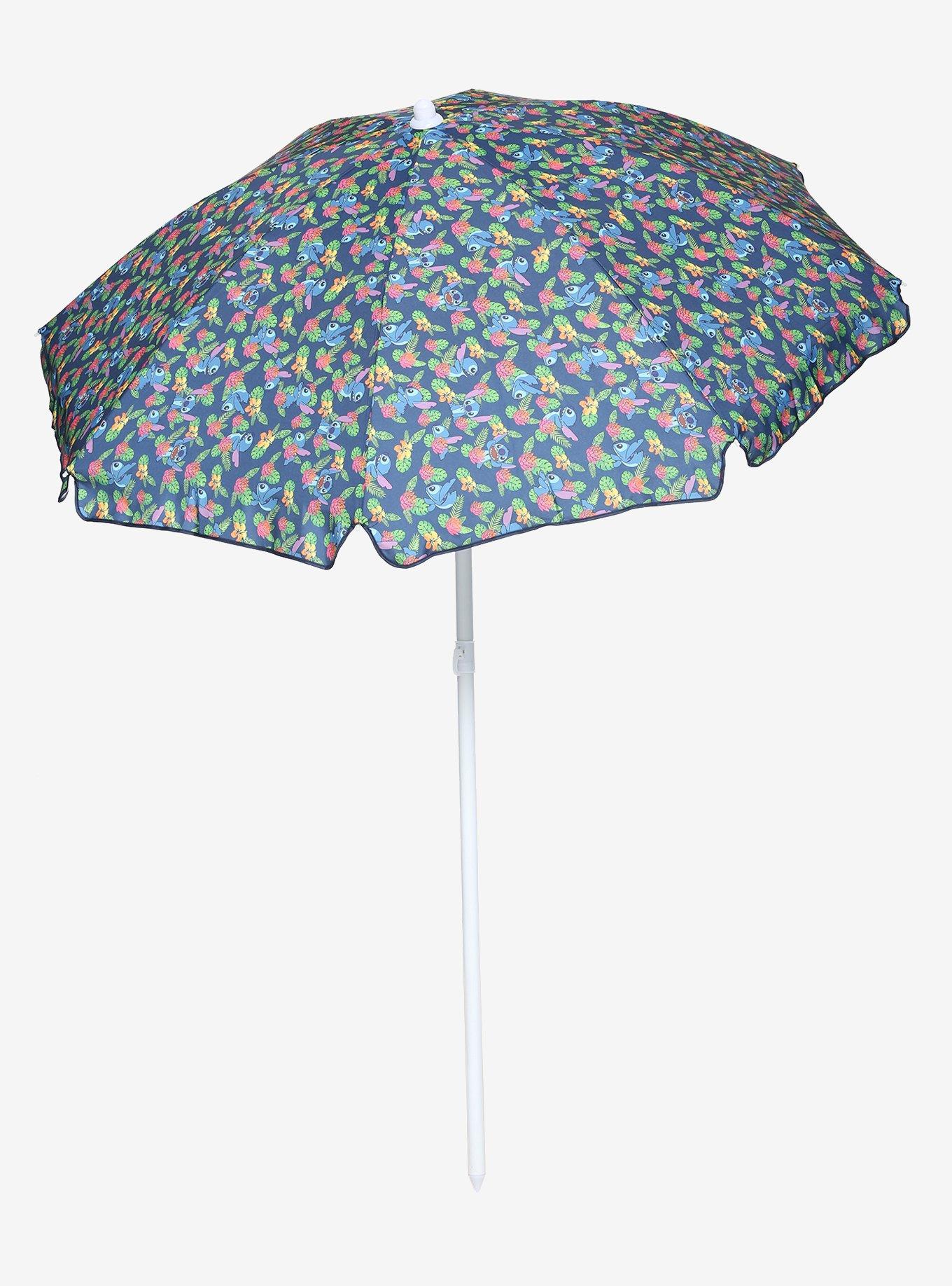 Disney Lilo & Stitch Beach Umbrella - BoxLunch Exclusive, , hi-res