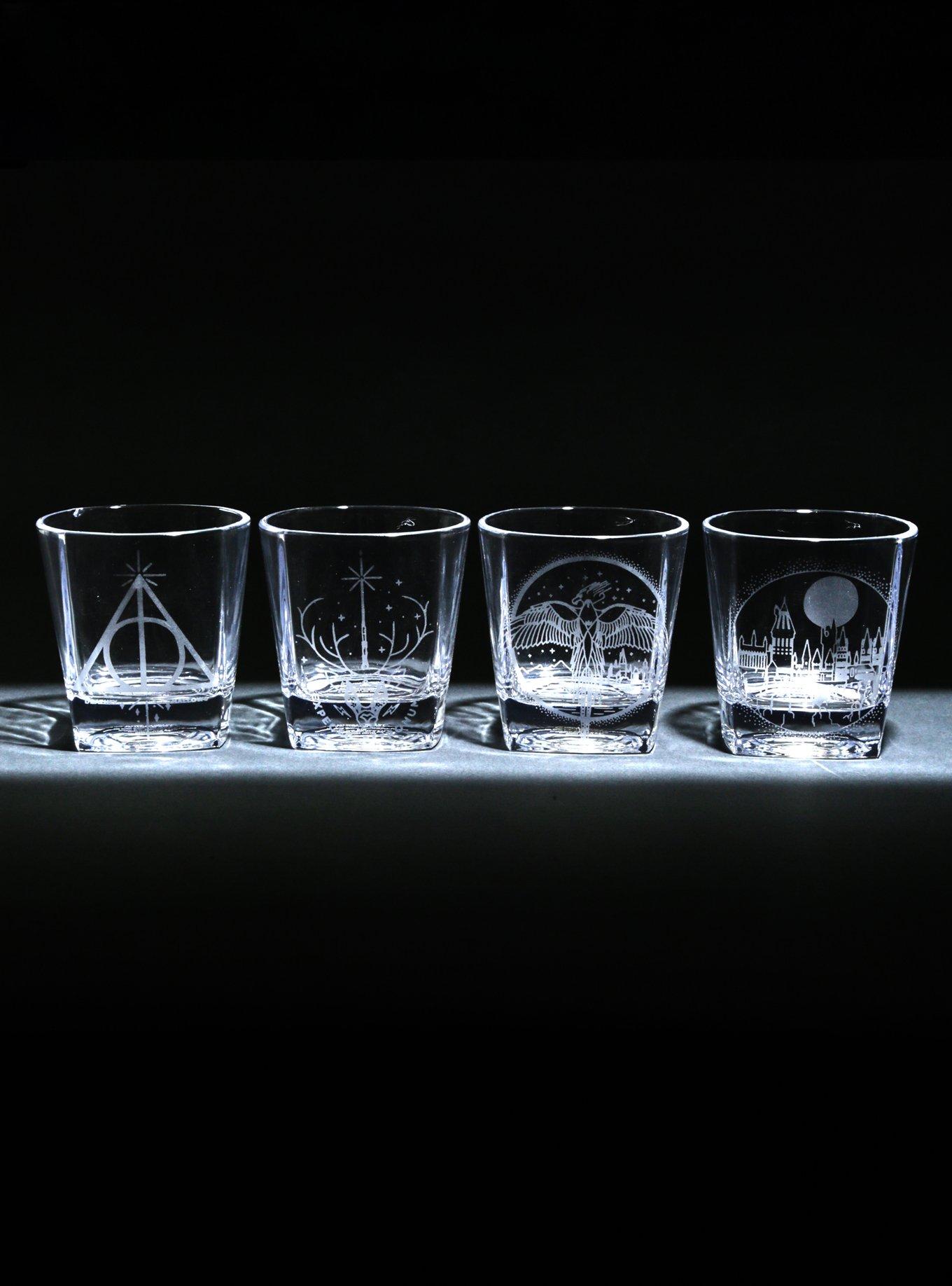 Harry Potter Etched Glass Set | BoxLunch