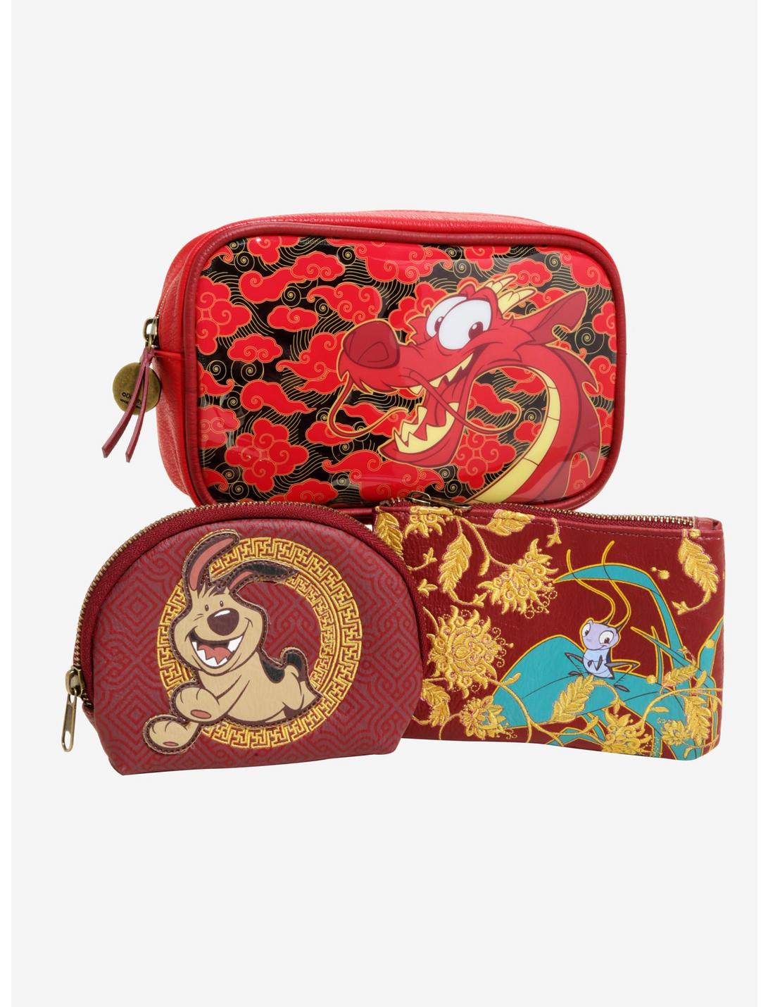 Loungefly Disney Mulan Makeup Bag Set - BoxLunch Exclusive, , hi-res