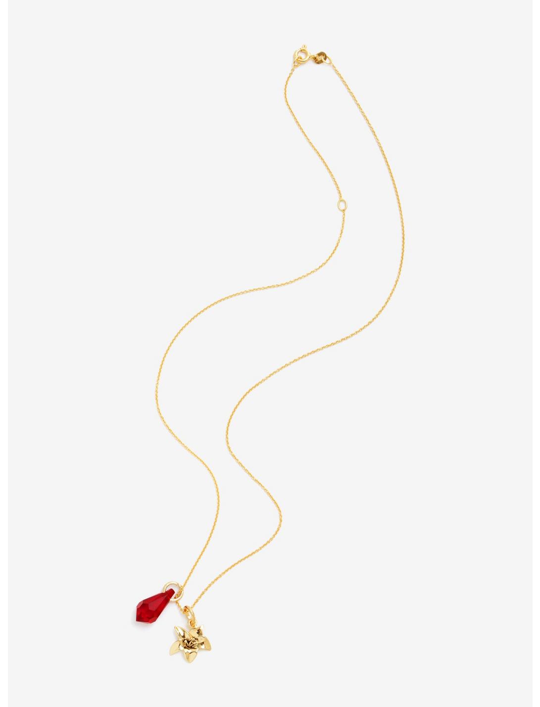 Disney Mulan Red Stone Charm Necklace, , hi-res