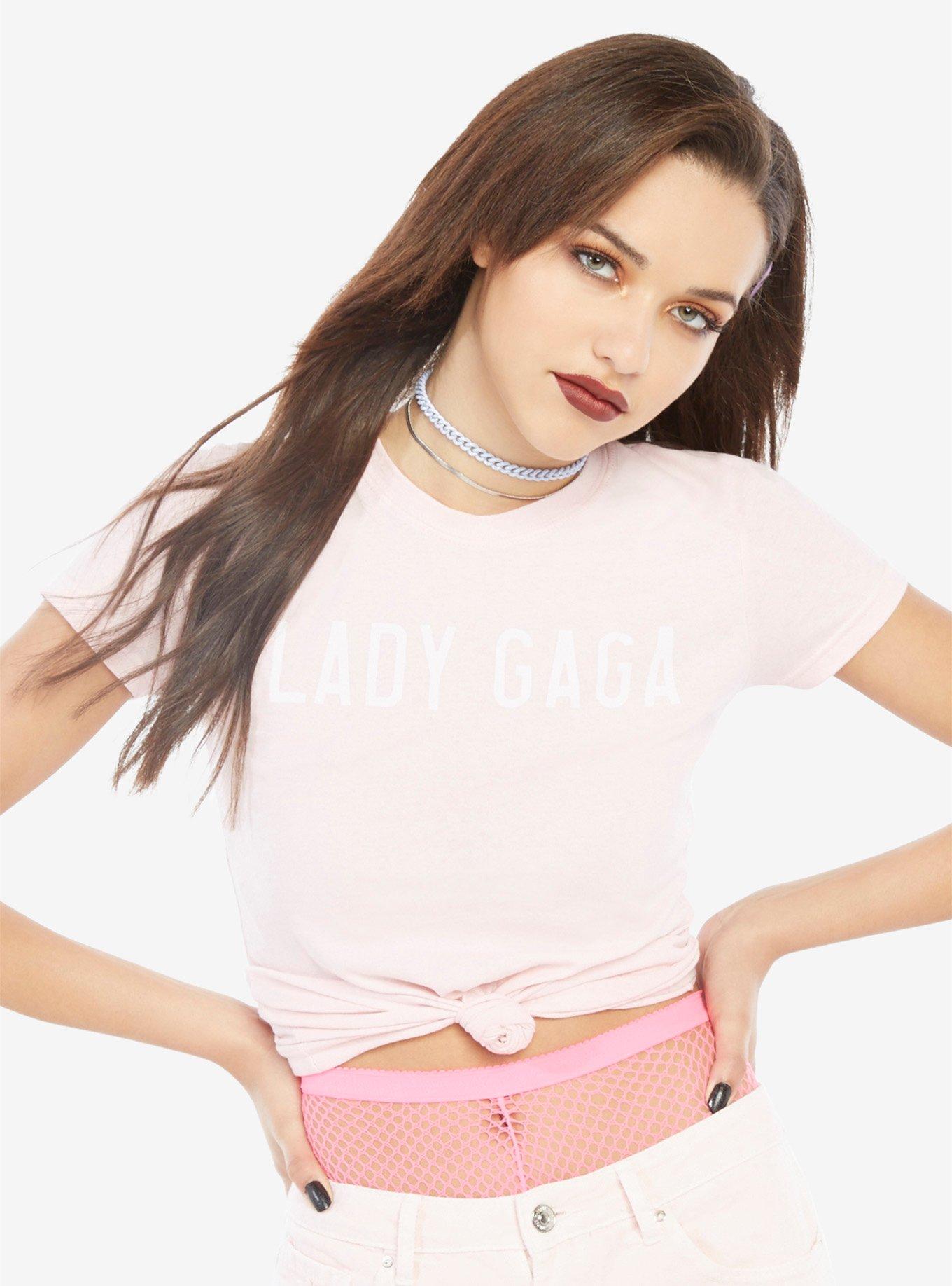 Lady Gaga Pink Logo Girls T-Shirt, PINK, hi-res