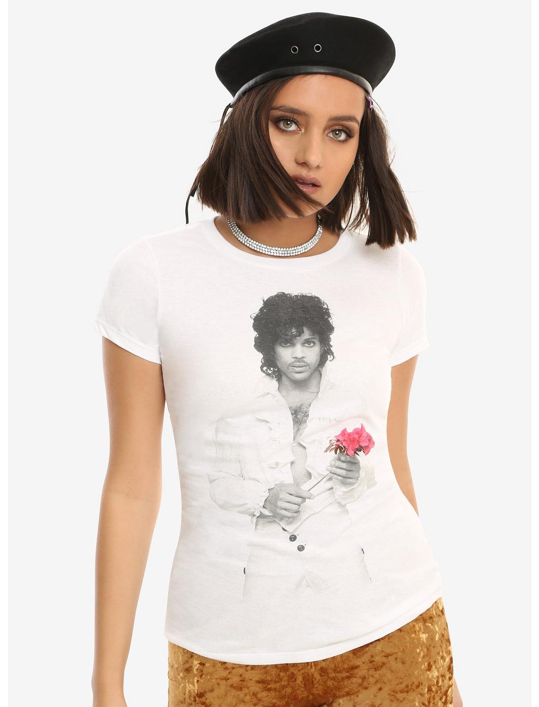 Prince Flower Girls T-Shirt, WHITE, hi-res
