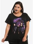 Supernatural Galaxy Girls T-Shirt Plus Size, BLACK, hi-res