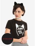 Riverdale Josie Foil Logo Girls T-Shirt Hot Topic Exclusive, BLACK, hi-res
