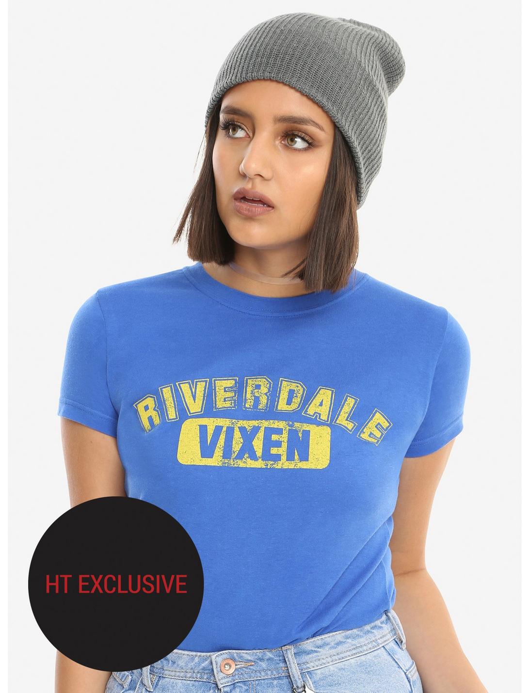 Riverdale Vixen Cheer Girls T-Shirt Hot Topic Exclusive, BLACK, hi-res