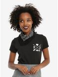 The Walking Dead Daryl Dixon Motorcycle Club Girls T-Shirt, BLACK, hi-res