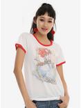 Disney Brave Merida Watercolor Girls Ringer T-Shirt, WHITE, hi-res