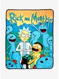 Rick And Morty Meeseeks Throw Blanket, , hi-res