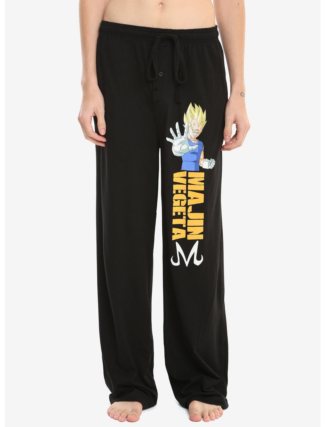 Dragon Ball Z Majin Vegeta Guys Pajama Pants, BLACK, hi-res