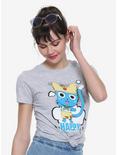 Fairy Tail Happy Cloud Girls T-Shirt, GREY, hi-res