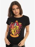 Harry Potter Gryffindor Crest Girls T-Shirt, BLACK, hi-res