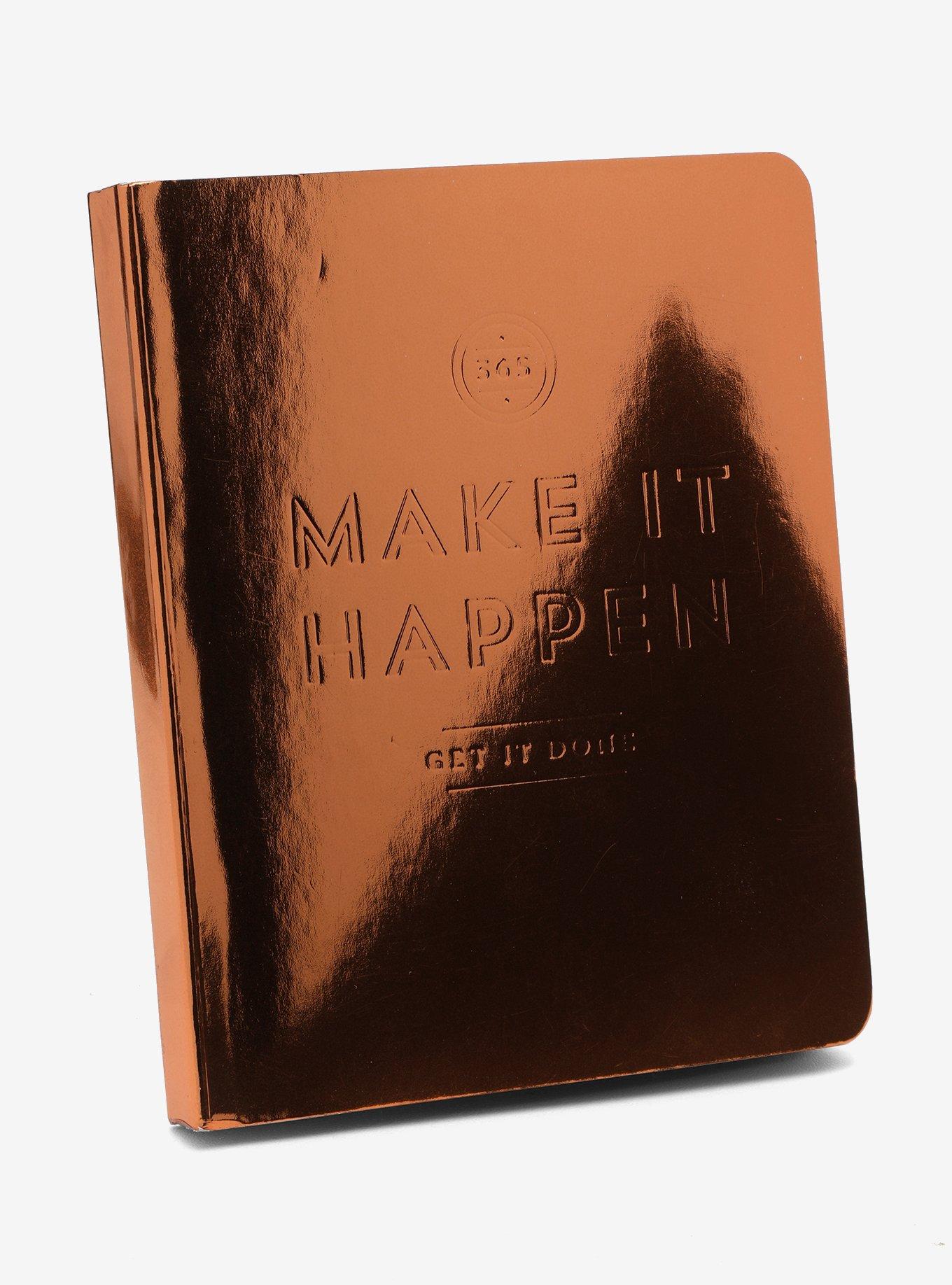 Make It Happen Copper 13 Month Undated Planner, , hi-res