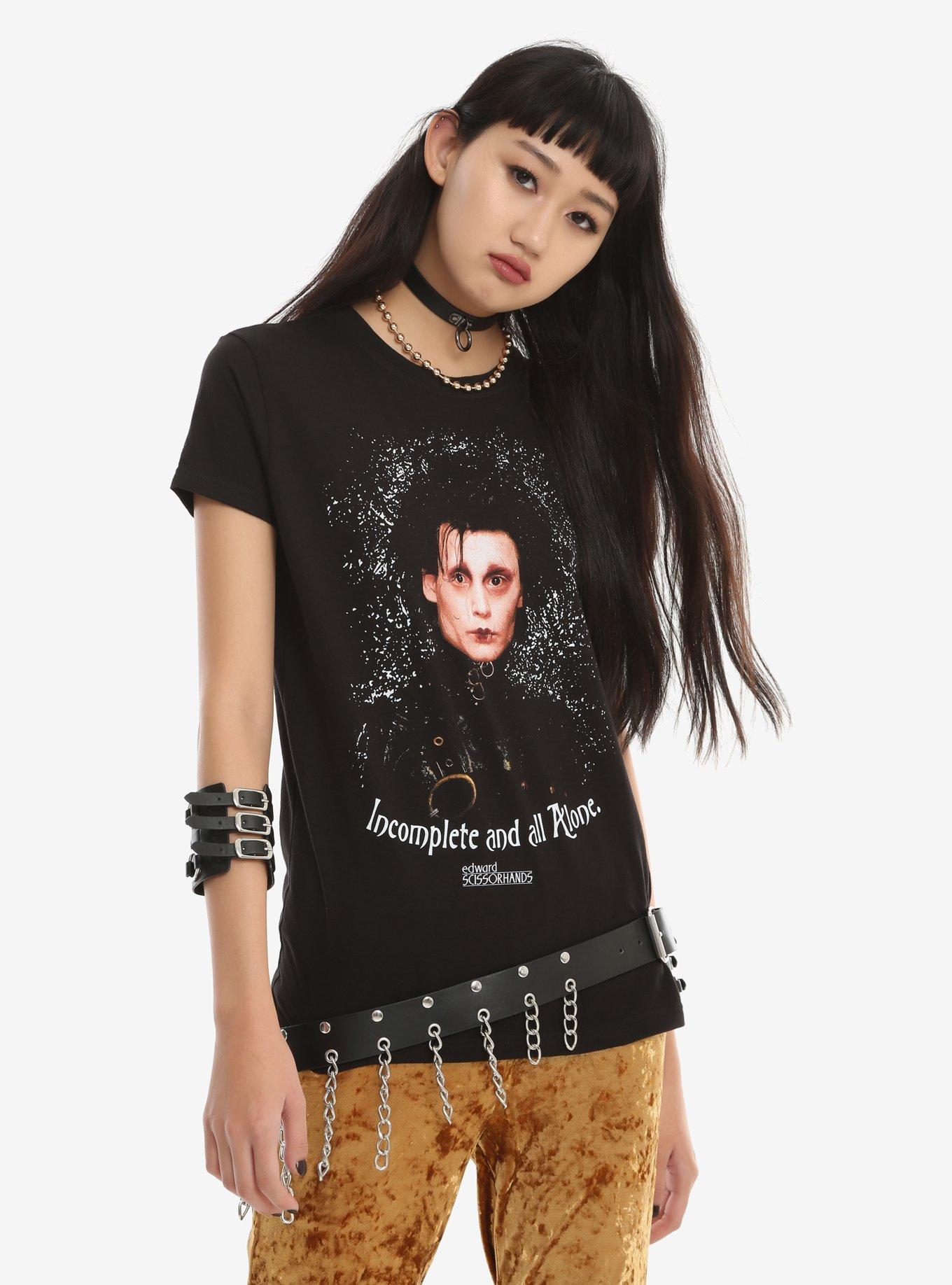 Edward Scissorhand Incomplete And All Alone Girls T-Shirt | Hot Topic