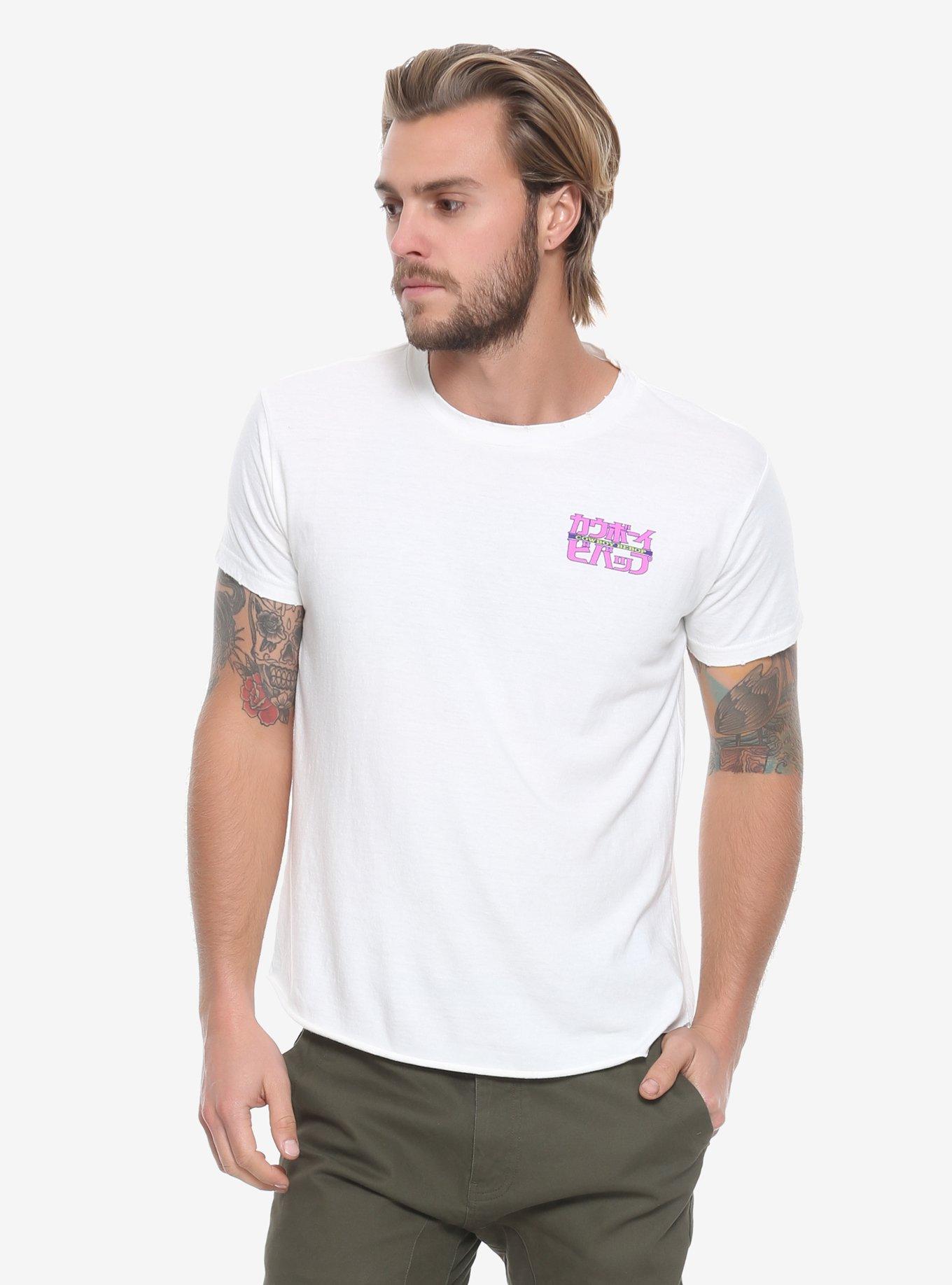 Cowboy Bebop Spike T-Shirt - BoxLunch Exclusive, WHITE, hi-res