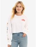 The Muppet Show Cropped Long Sleeve Womens Tee, WHITE, hi-res