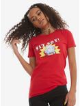 InuYasha Osuwari Sit Boy Girls T-Shirt, RED, hi-res