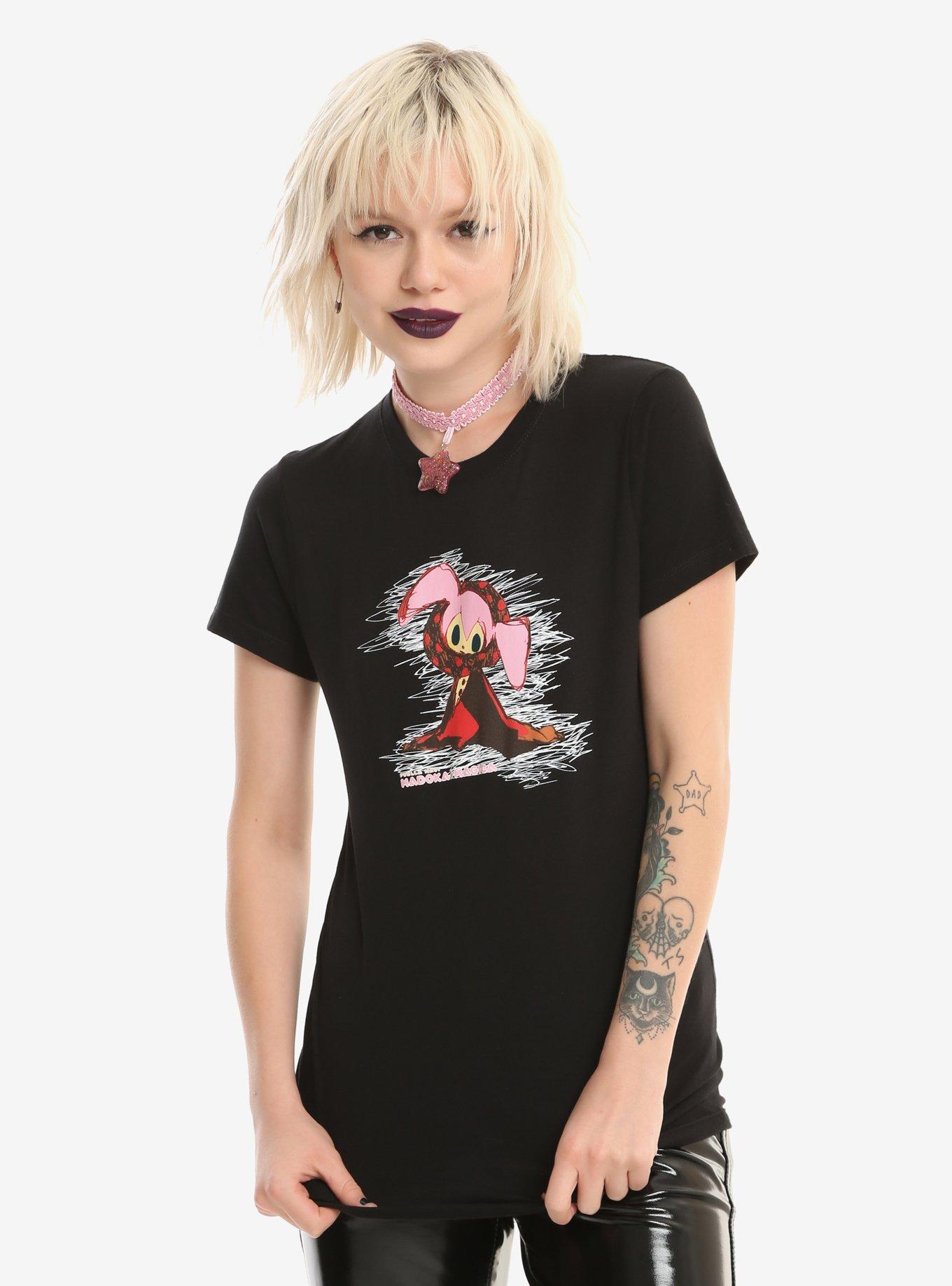 Puella Magi Madoka Magica Charlotte Girls T-Shirt, BLACK, hi-res