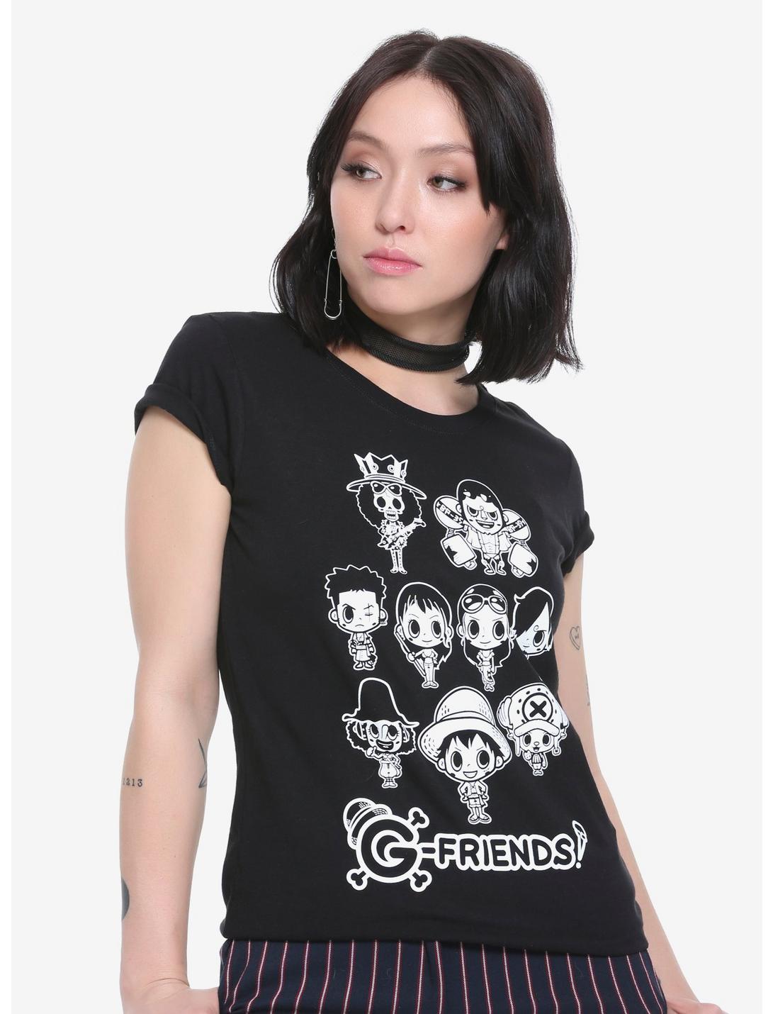 One Piece G-Friends! Girls T-Shirt, BLACK, hi-res