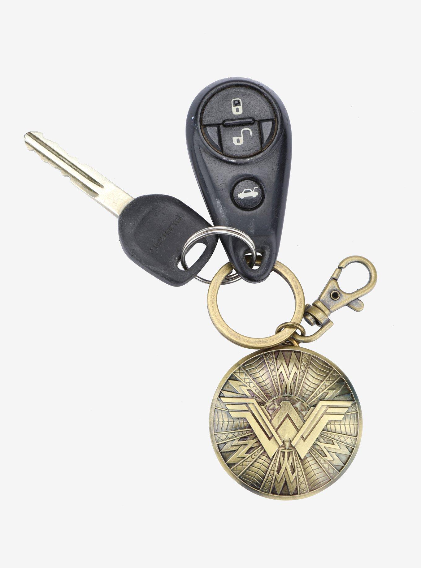 DC Comics Wonder Woman Shield Key Chain, , hi-res