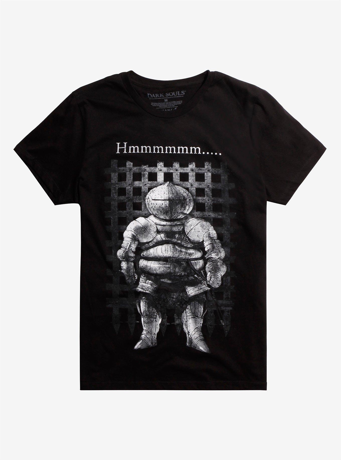 Dark Souls Siegmeyer Of Catarina Hmmm... T-Shirt, BLACK, hi-res