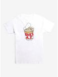 Broke AF Noodle Cup T-Shirt, WHITE, hi-res