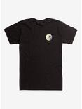 Smiley Skull Embroidered T-Shirt, BLACK, hi-res