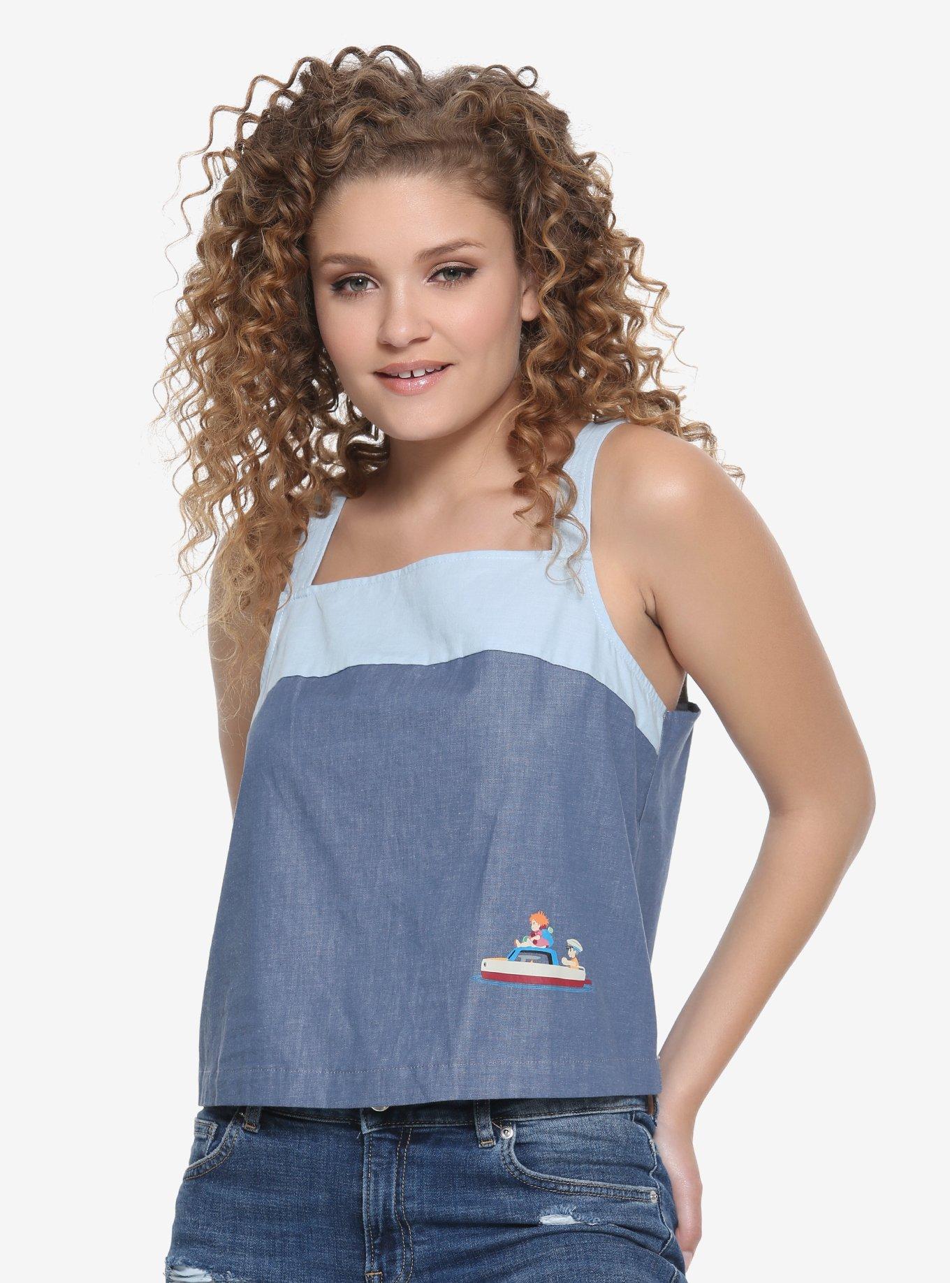 Studio Ghibli Ponyo Bow-Back Tank Top, MULTI, hi-res