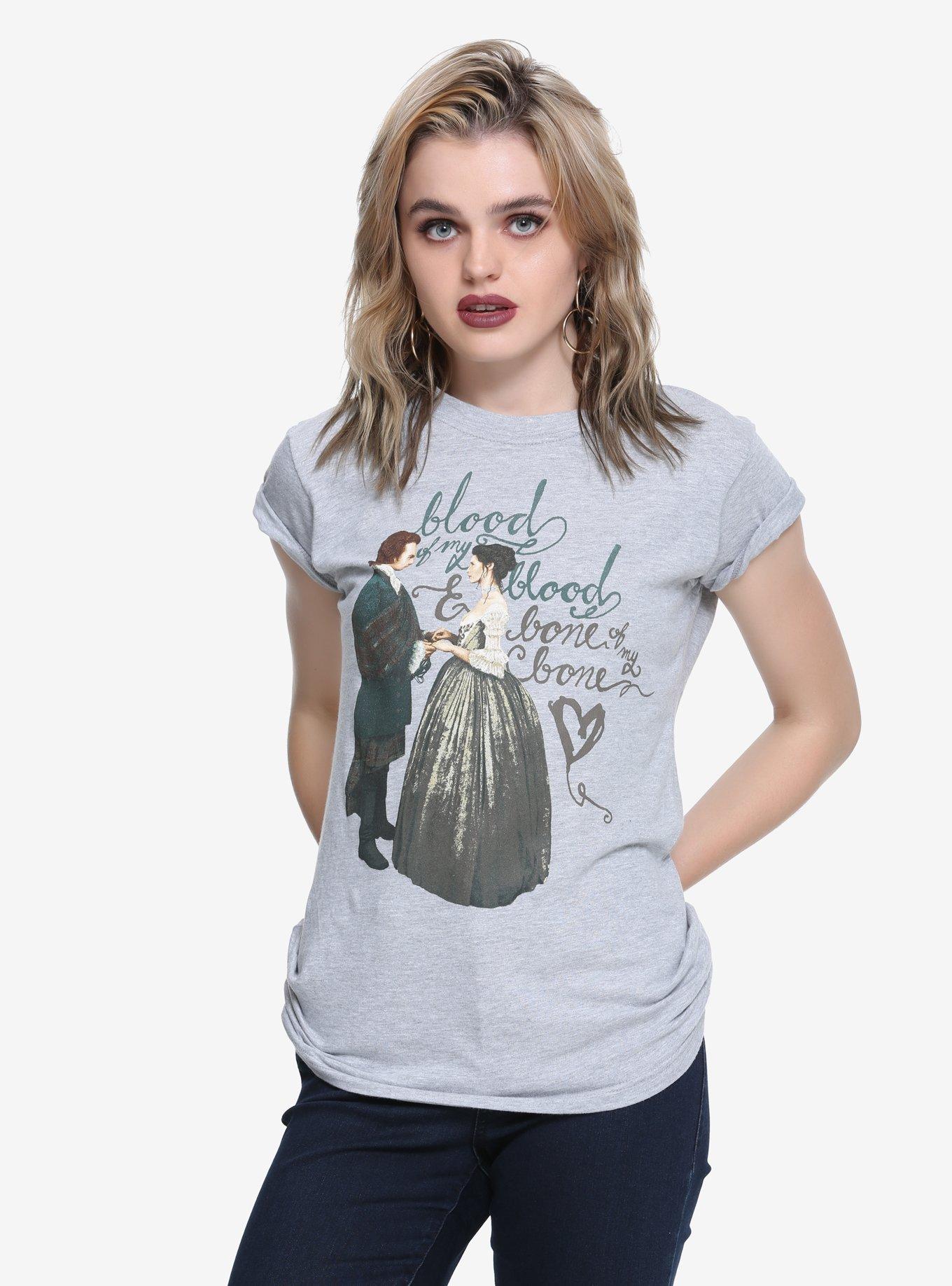 Outlander Blood Of My Blood Girls T-Shirt, GREY, hi-res