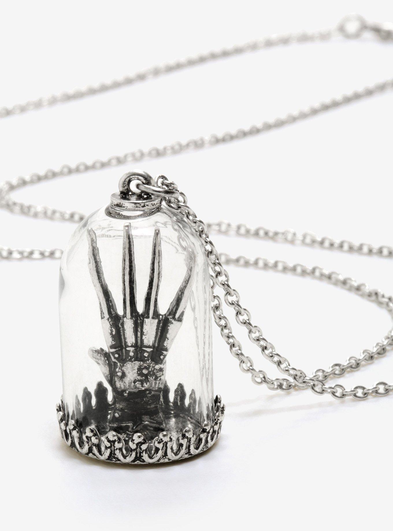 A Nightmare On Elm Street Freddy's Glove Display Jar Necklace, , hi-res