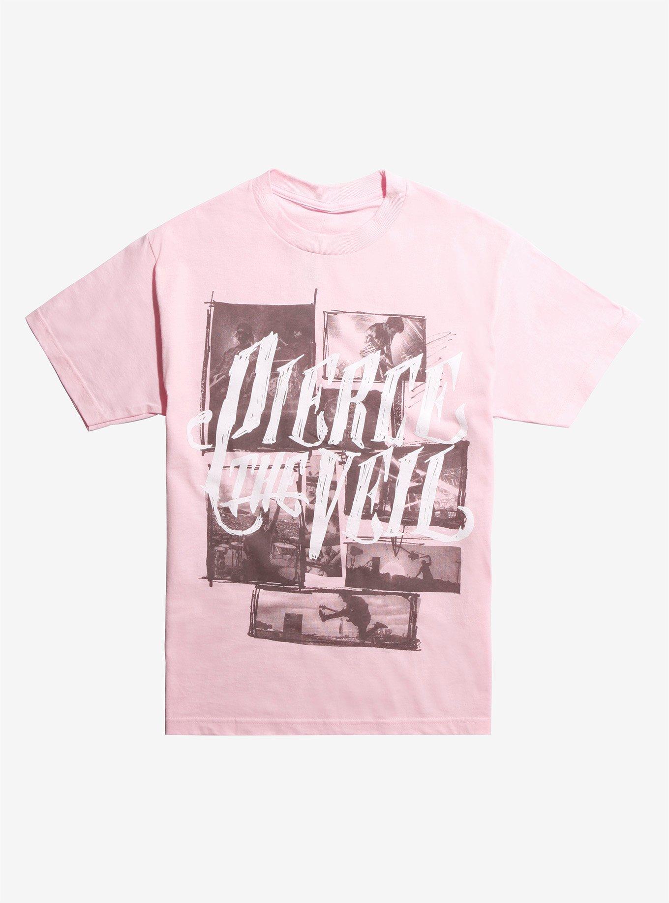 Pierce The Veil Today I Saw The Whole World Pink T-Shirt