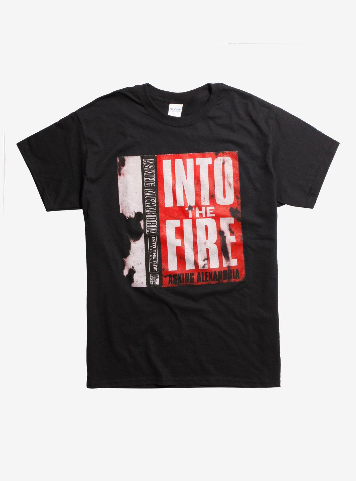 Asking Alexandria Into The Fire T-Shirt, BLACK, hi-res