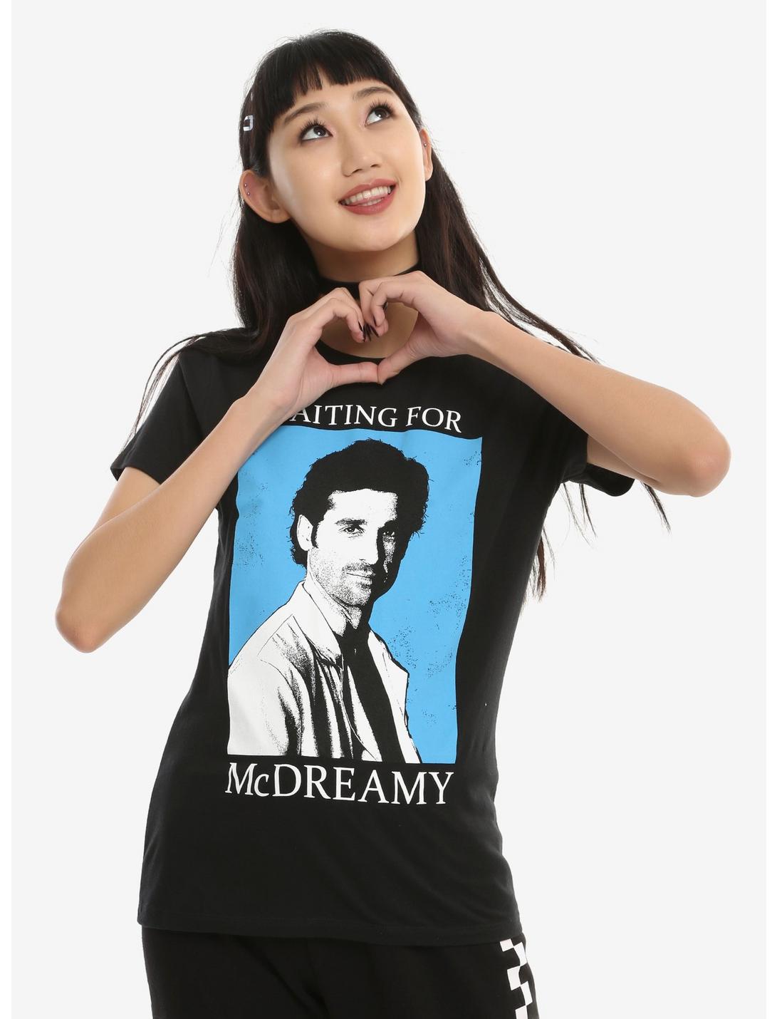 Grey's Anatomy Waiting For McDreamy Girls T-Shirt, BLACK, hi-res