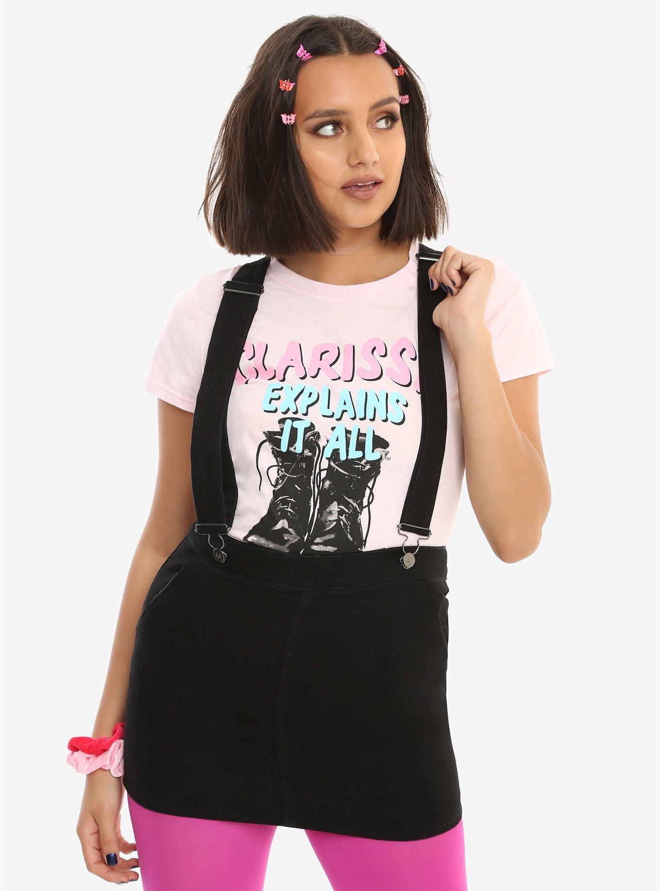 Clarissa Explains It All Boots Girls T-Shirt, PINK, hi-res