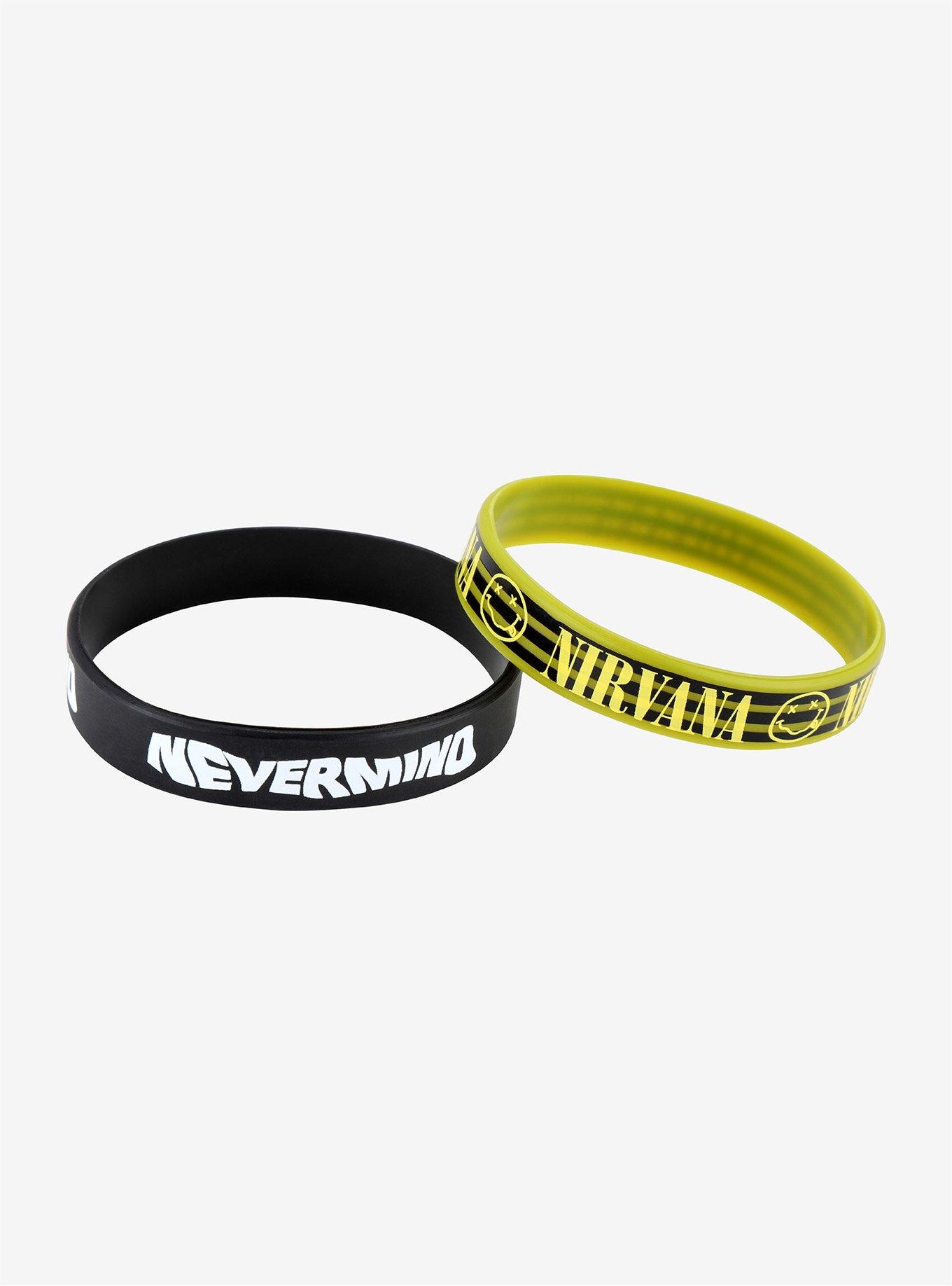 Nirvana Nevermind Rubber Bracelet Set, , hi-res