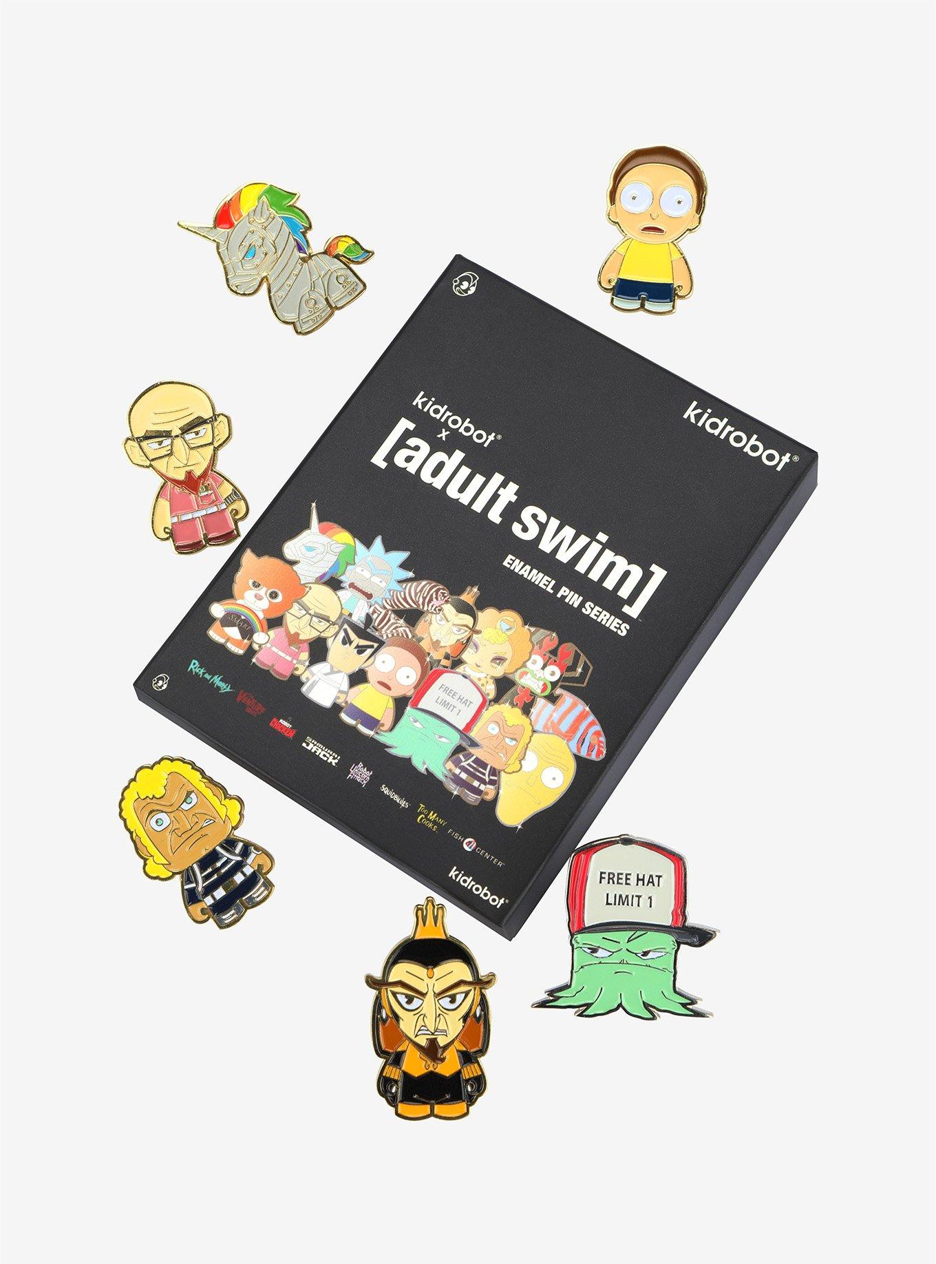Kidrobot X Adult Swim Blind Box Enamel Pin, , hi-res