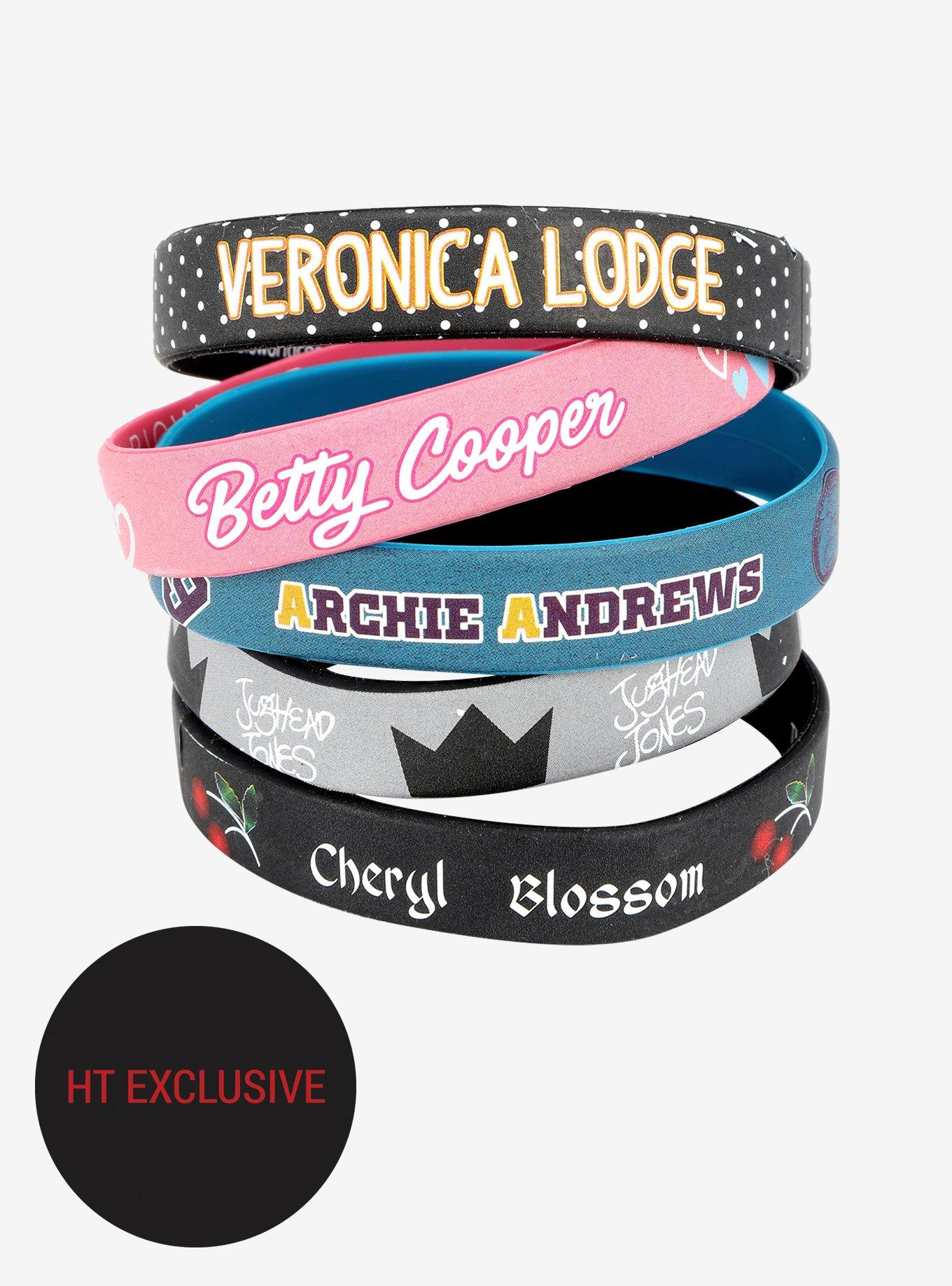 Riverdale Character Rubber Bracelet Set Hot Topic Exclusive, , hi-res