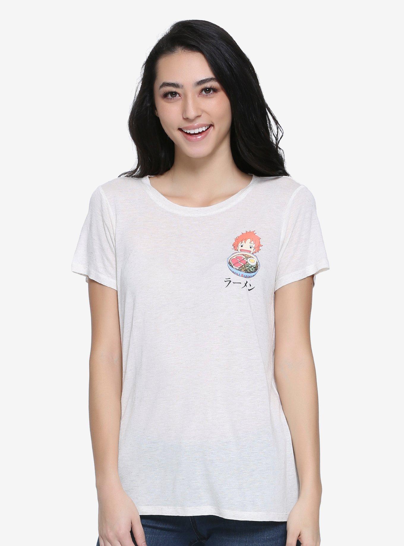 Her Universe Studio Ghibli Ponyo Ham Womens Tee - BoxLunch Exclusive, NATURAL, hi-res