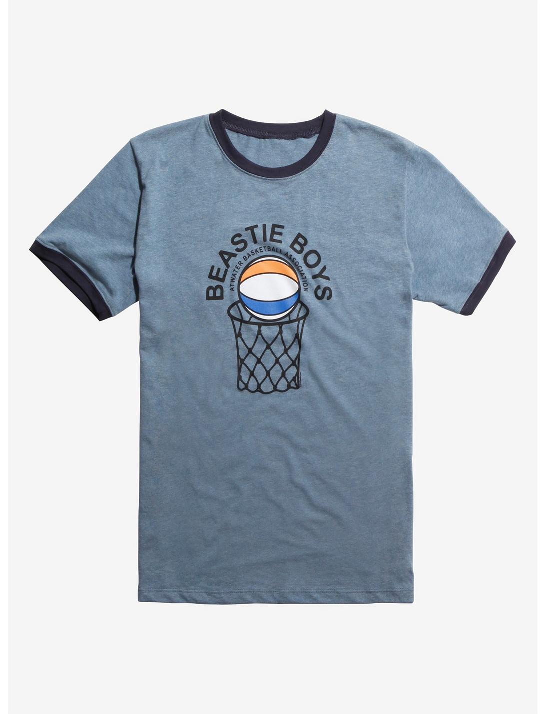 Beastie Boys Atwater Basketball Association Ringer T-Shirt, BLUE, hi-res
