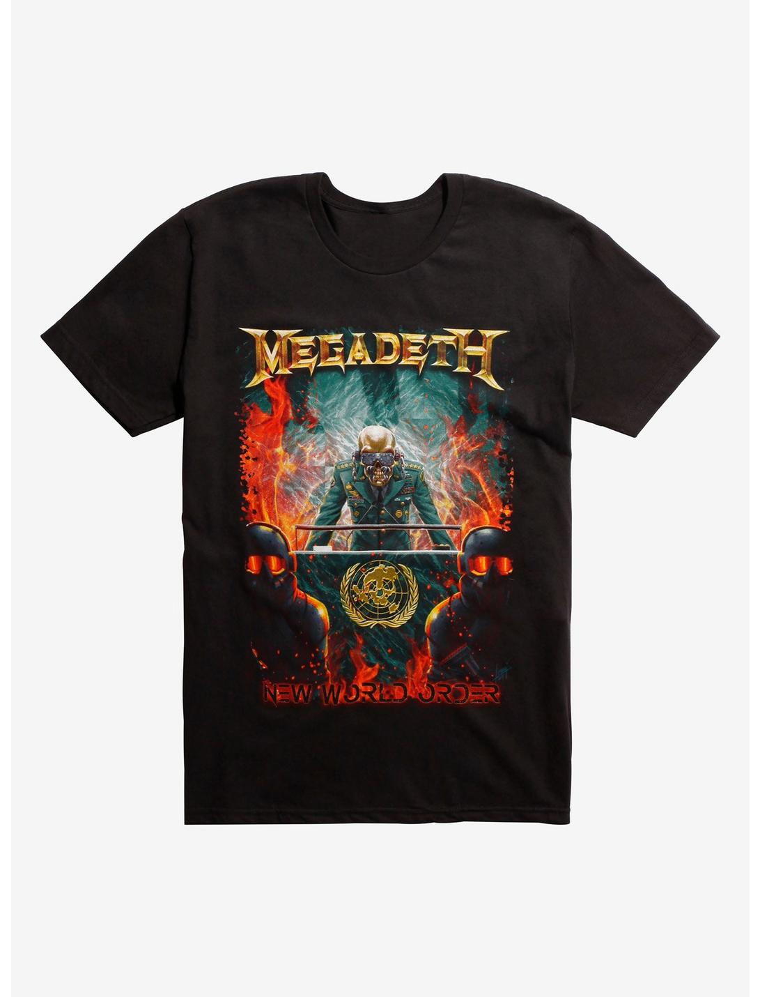 Megadeth New World Order T-Shirt, BLACK, hi-res