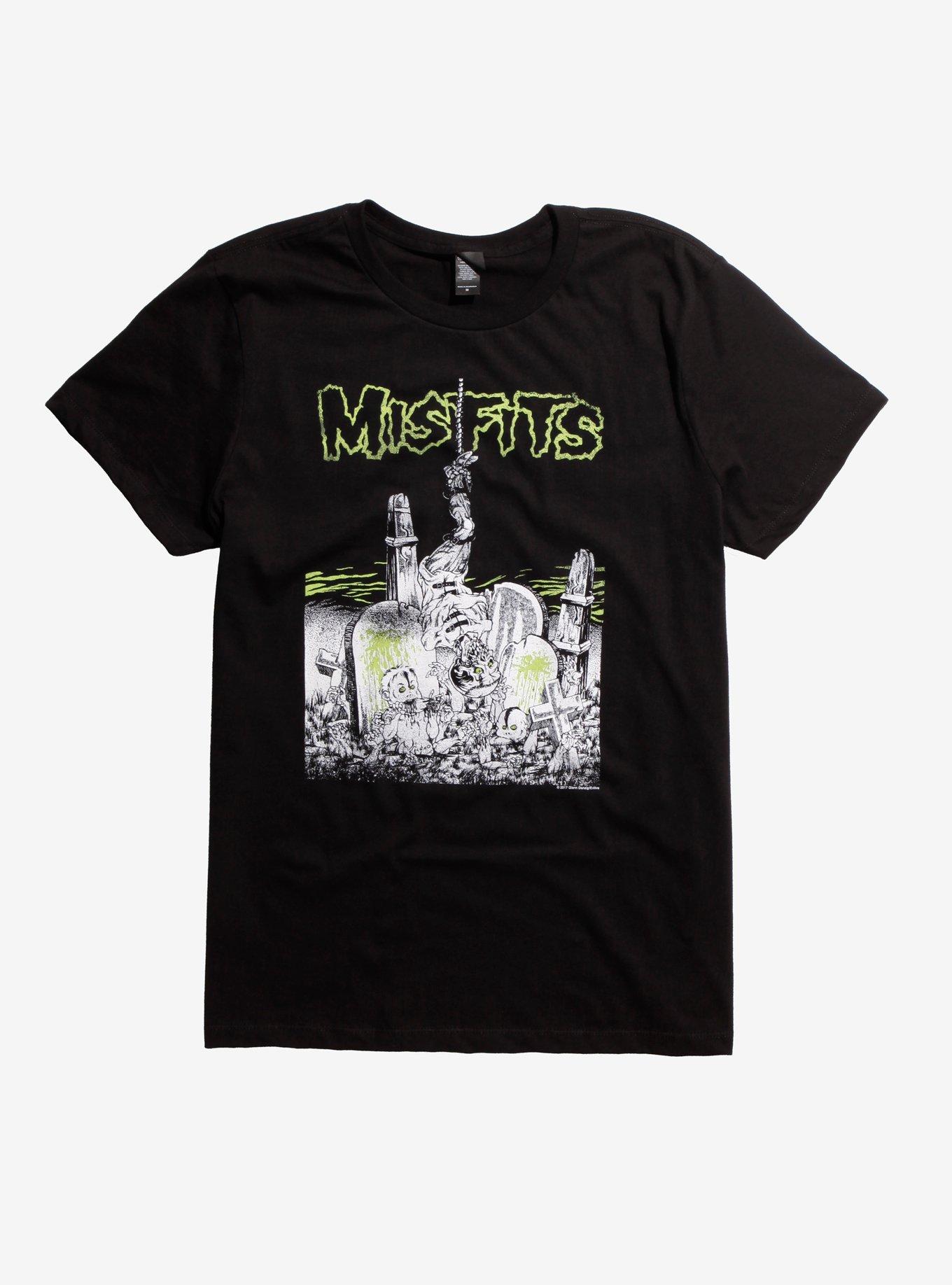 Misfits Graveyard Feast T-Shirt, BLACK, hi-res