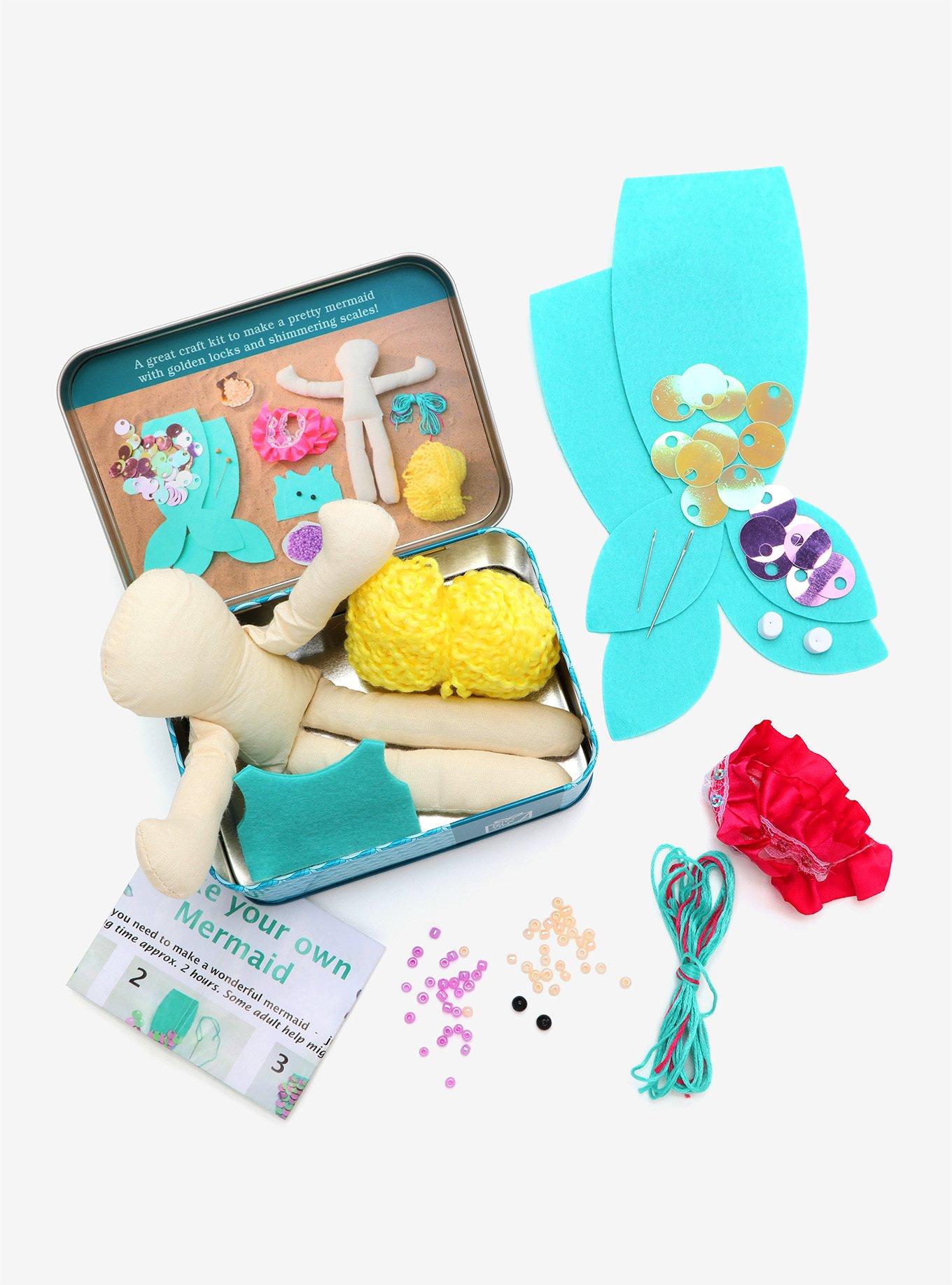 Gift In A Tin Make Your Own Mermaid Kit, , hi-res