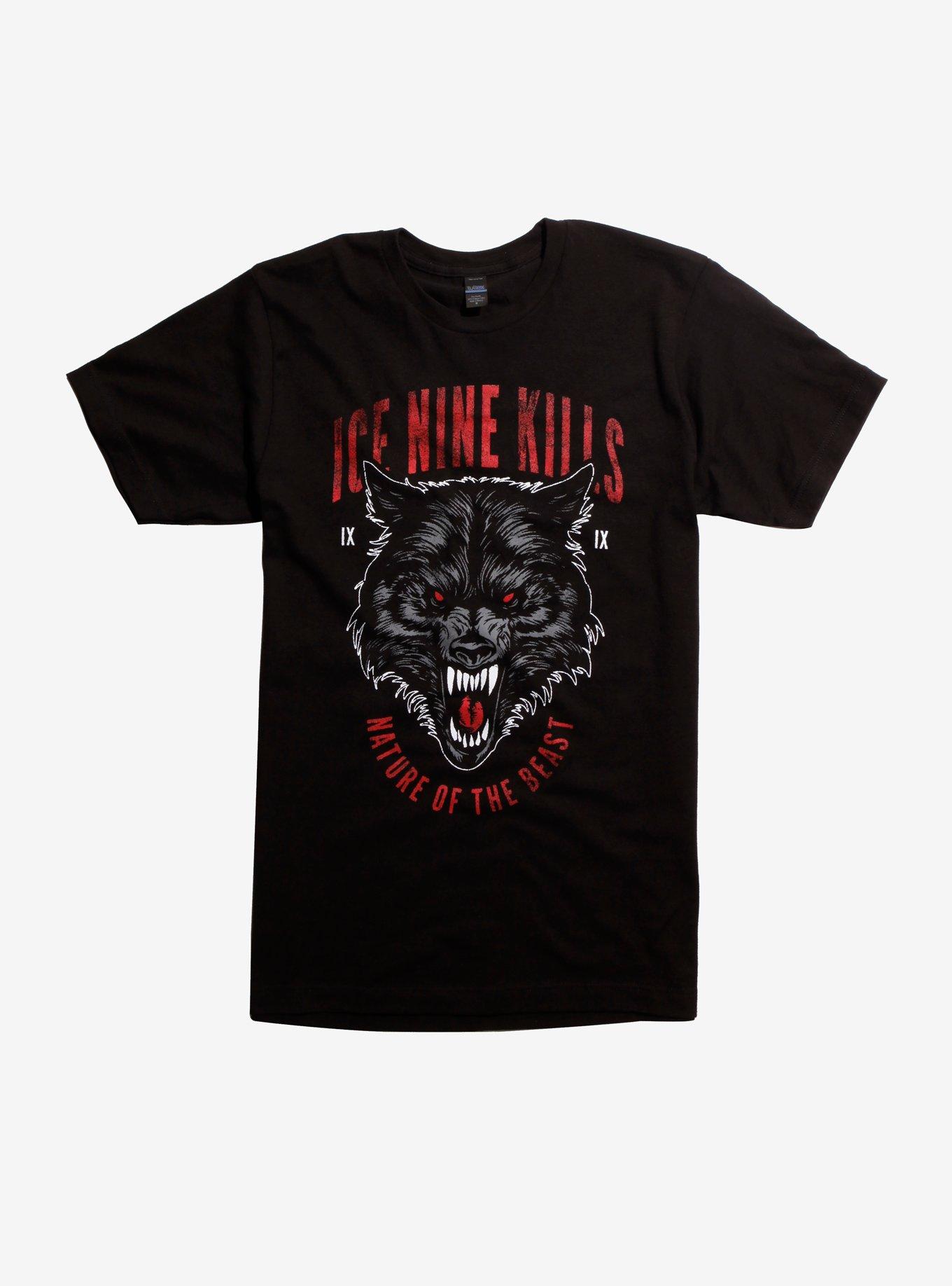 Ice Nine Kills Nature Of The Beast T-Shirt, BLACK, hi-res