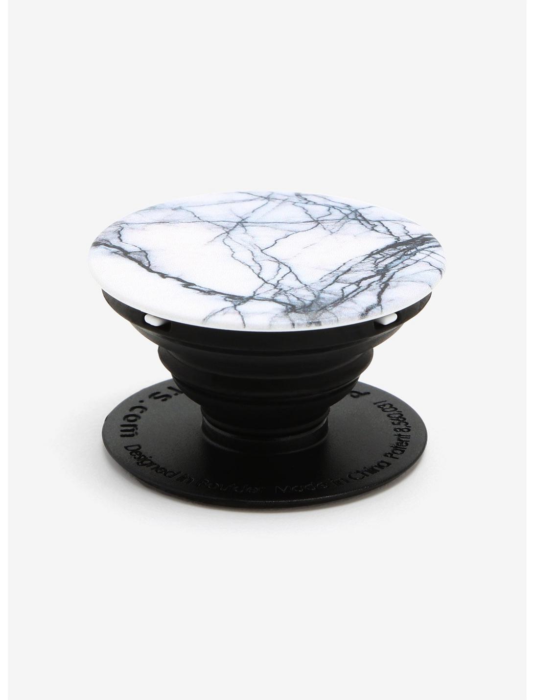 PopSockets White Marble Phone Grip & Stand, , hi-res